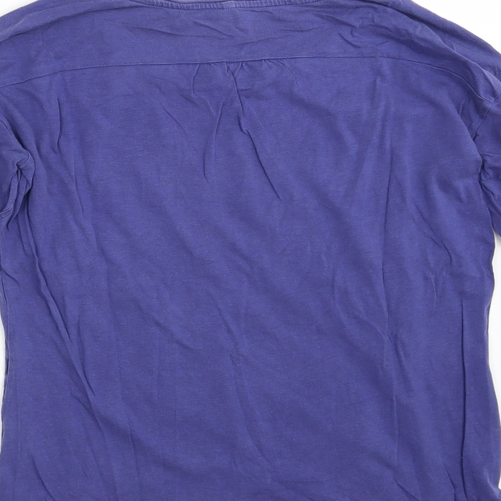 Preworn Womens Blue Basic T-Shirt One Size