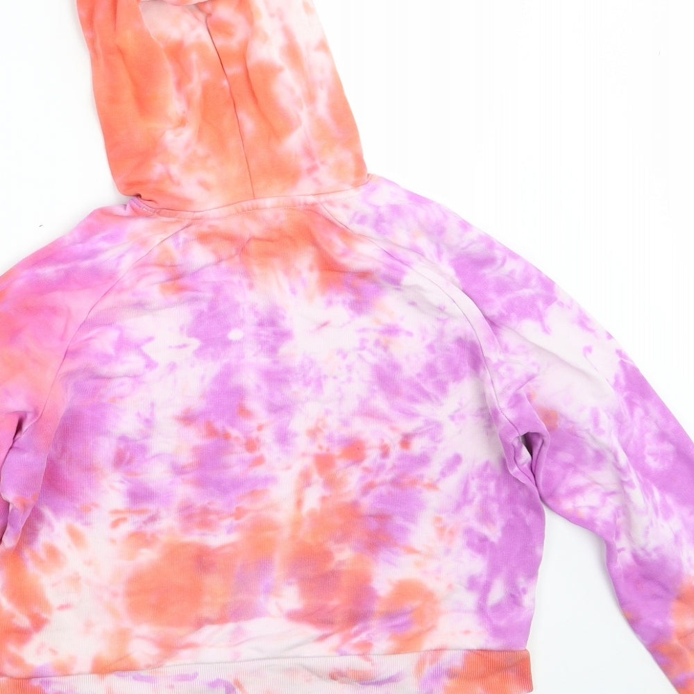 F&F Womens Multicoloured Batik Pullover Hoodie Size 10