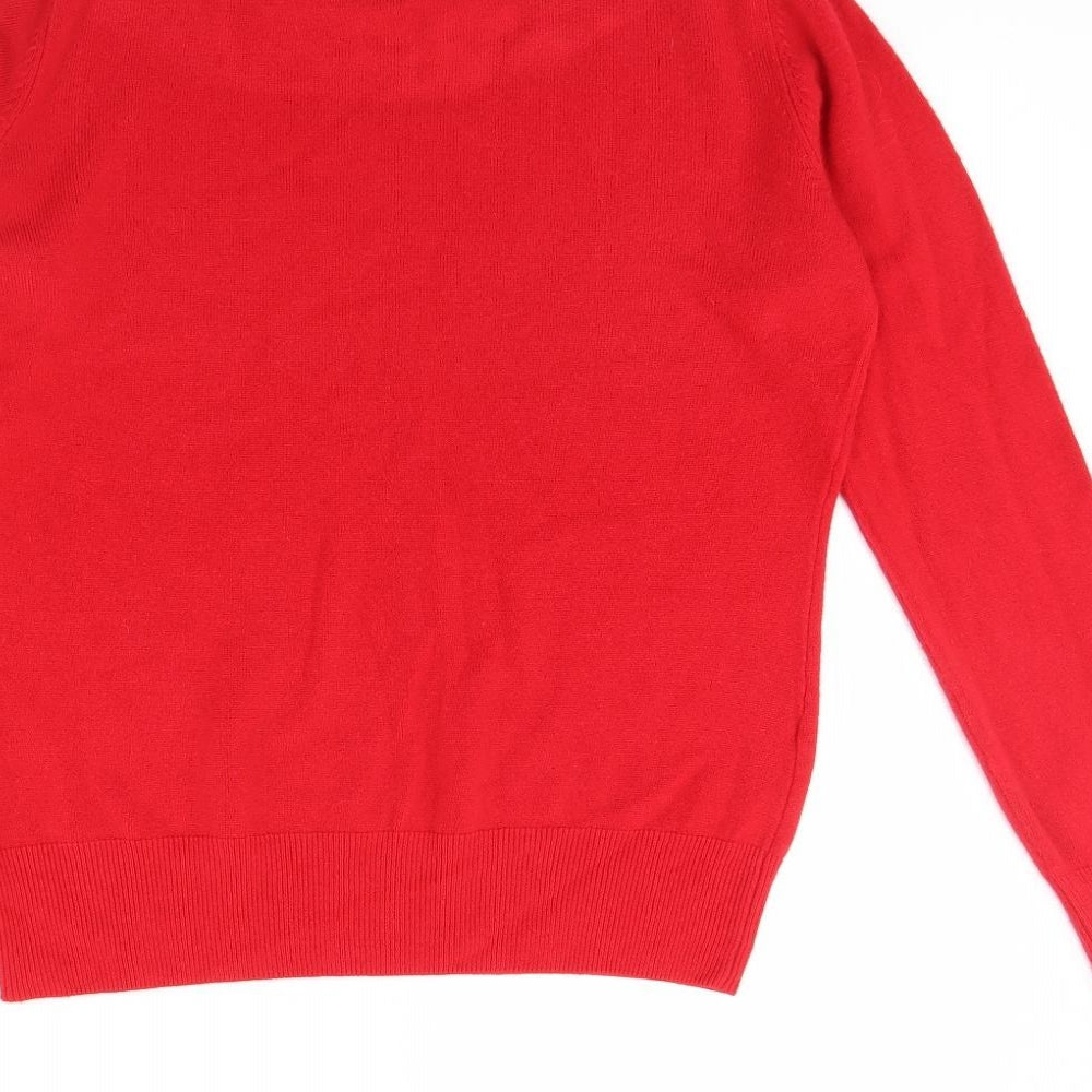 Paramour Womens Red Pullover Jumper Size L