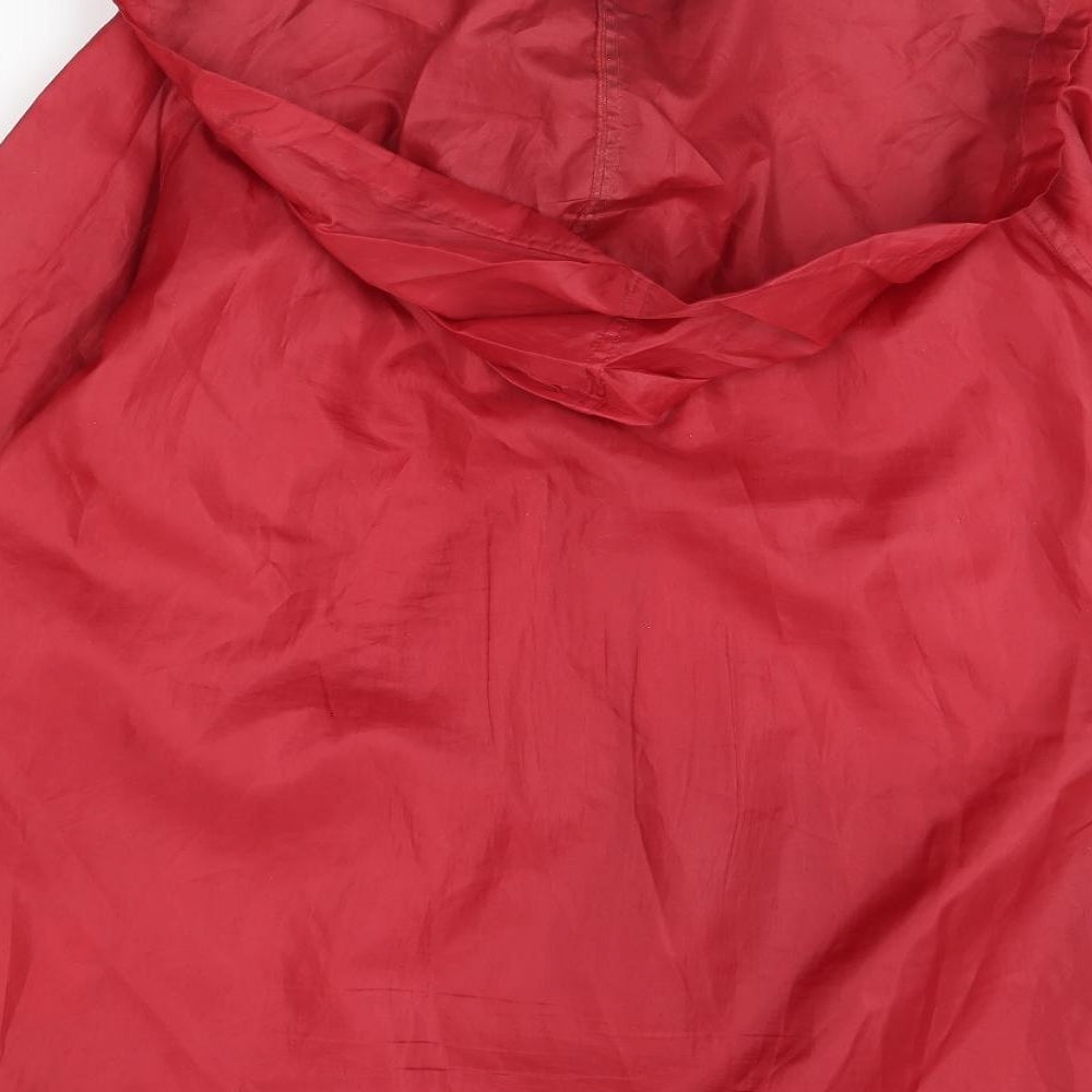 mountainpack Womens Red Rain Coat Coat Size M