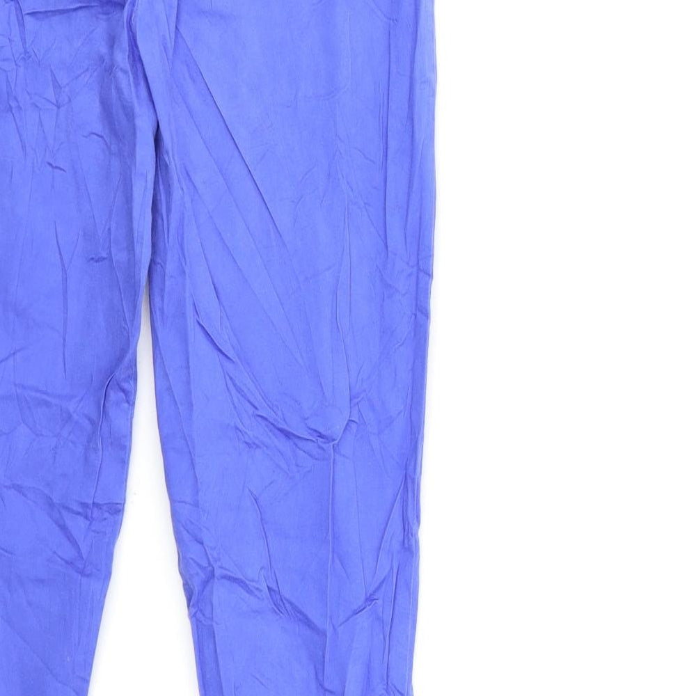 raged Womens Blue Trousers Size 8 L25 in