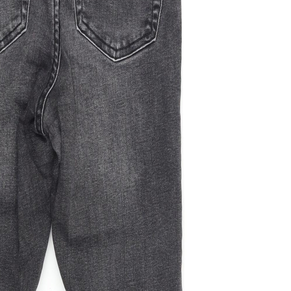 Denim & Co. Womens Black Denim Skinny Jeans Size 8 L26 in