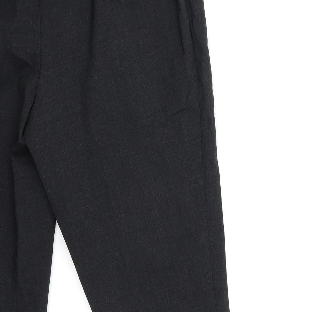 warbush Mens Black Trousers Size 32 in L26 in