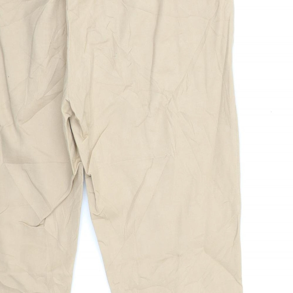 Zara Womens Beige Trousers Size 14 L28 in