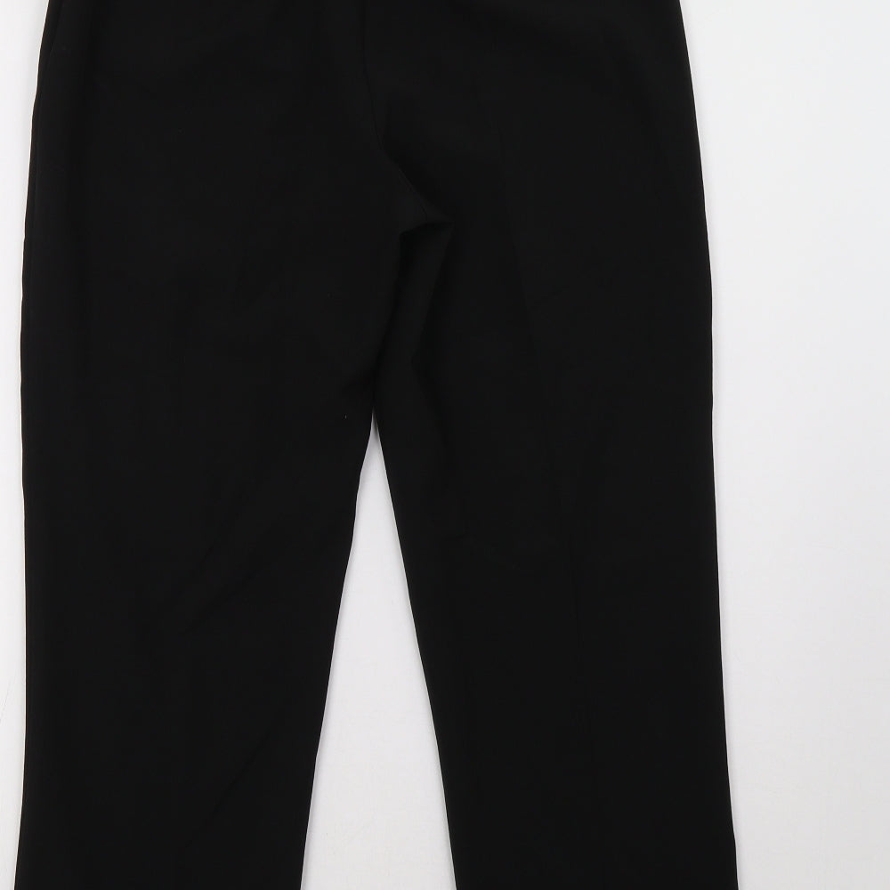 Bonmarché Womens Black Trousers Size 12 L28 in