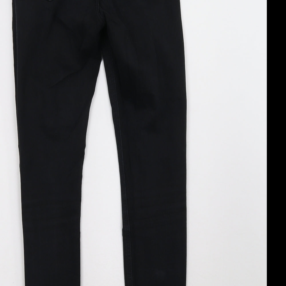 Topshop Womens Black Skinny Jeans Size 26 L30 in