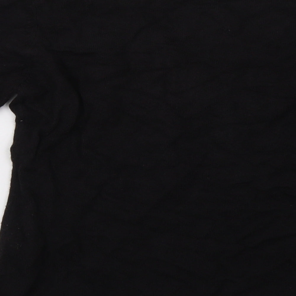 Debenhams Womens Black Pullover Sweatshirt Size 12