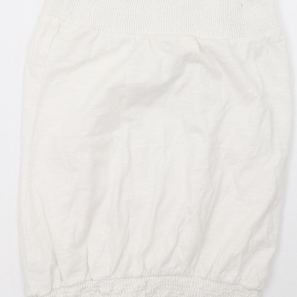 NEXT Womens White Basic Tank Size 10
