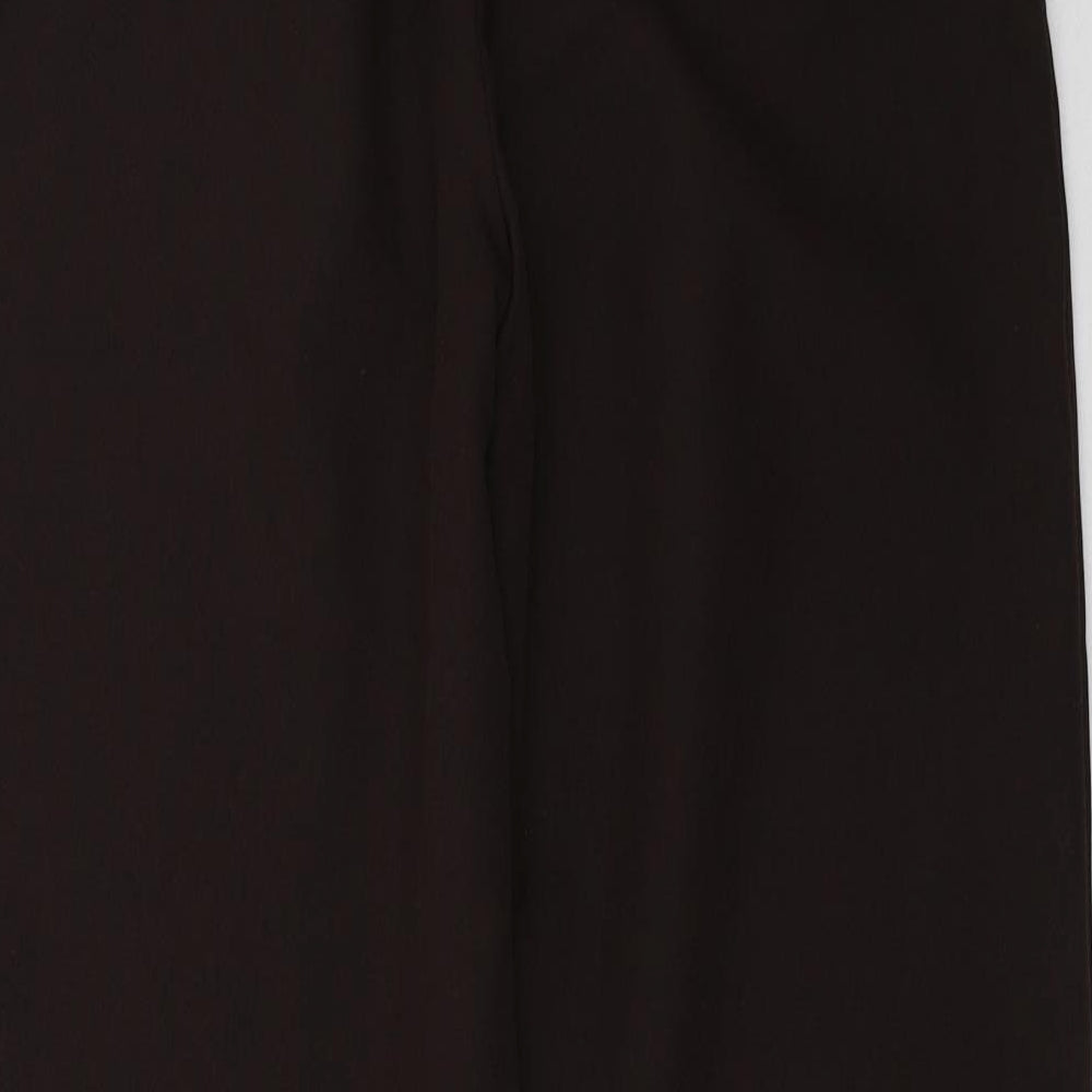 Missguided Womens Brown Trousers Size 4 L32 in