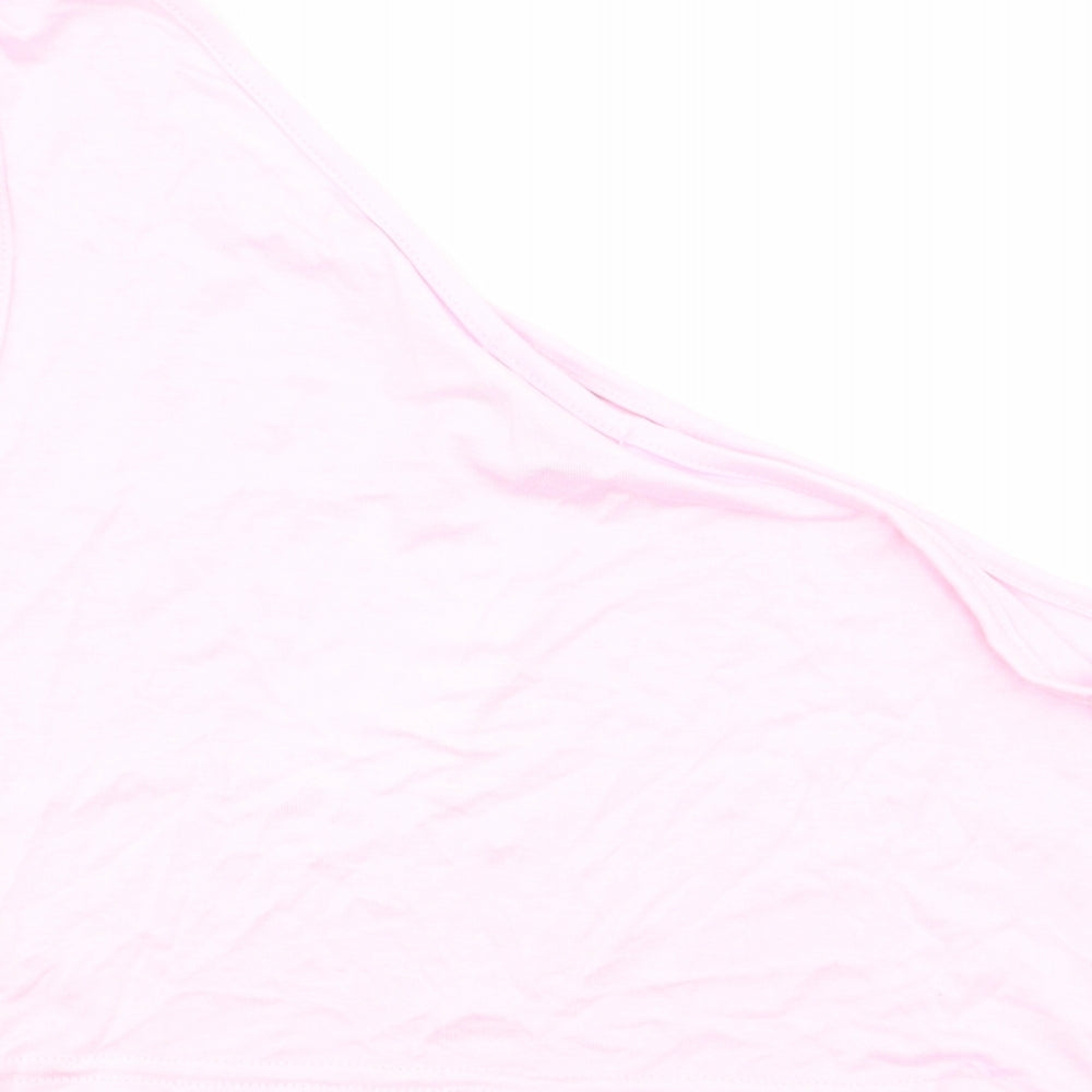 In the Style Womens Pink Basic Tank Size 8 - crop