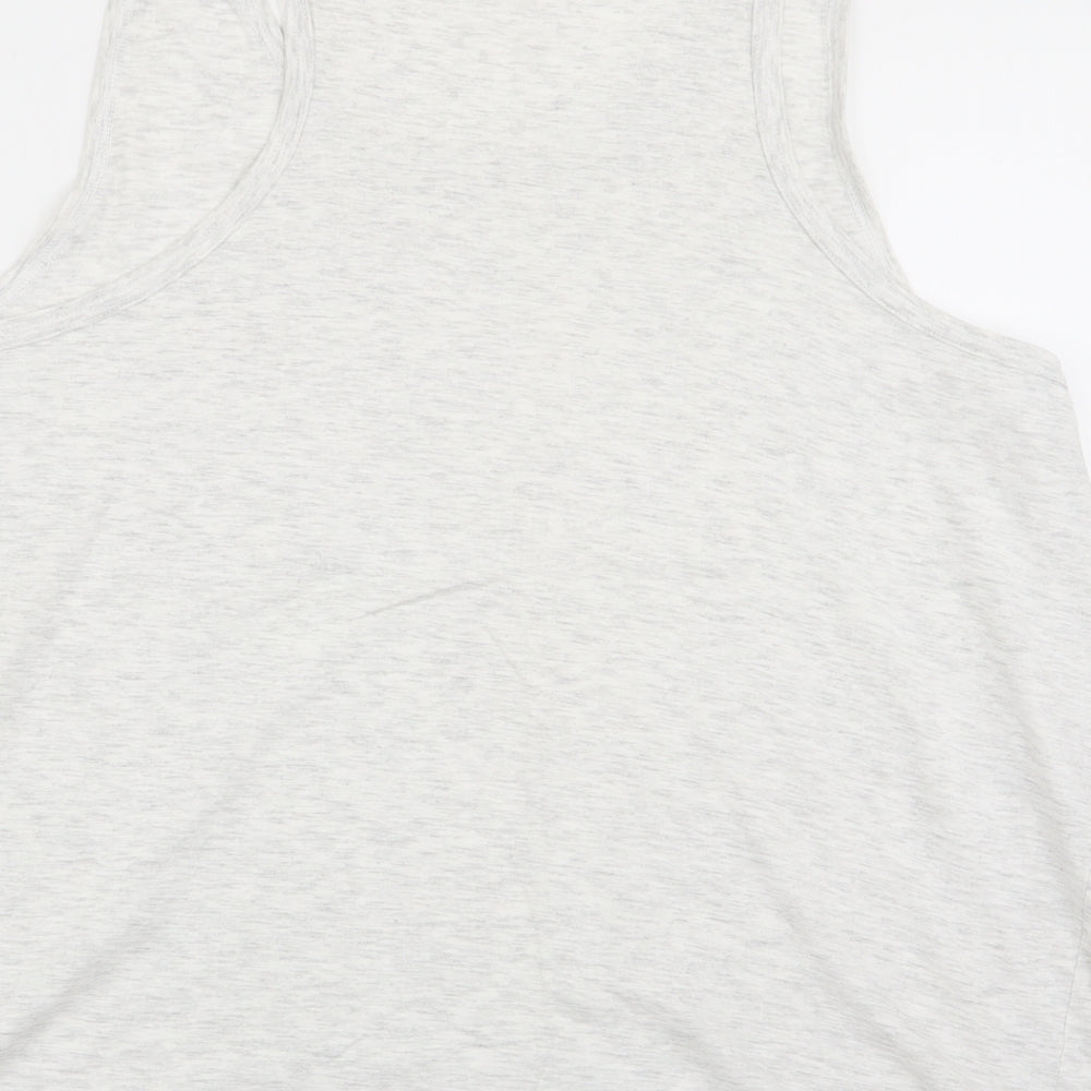 Divided by H&M Womens Grey Basic Tank Size L
