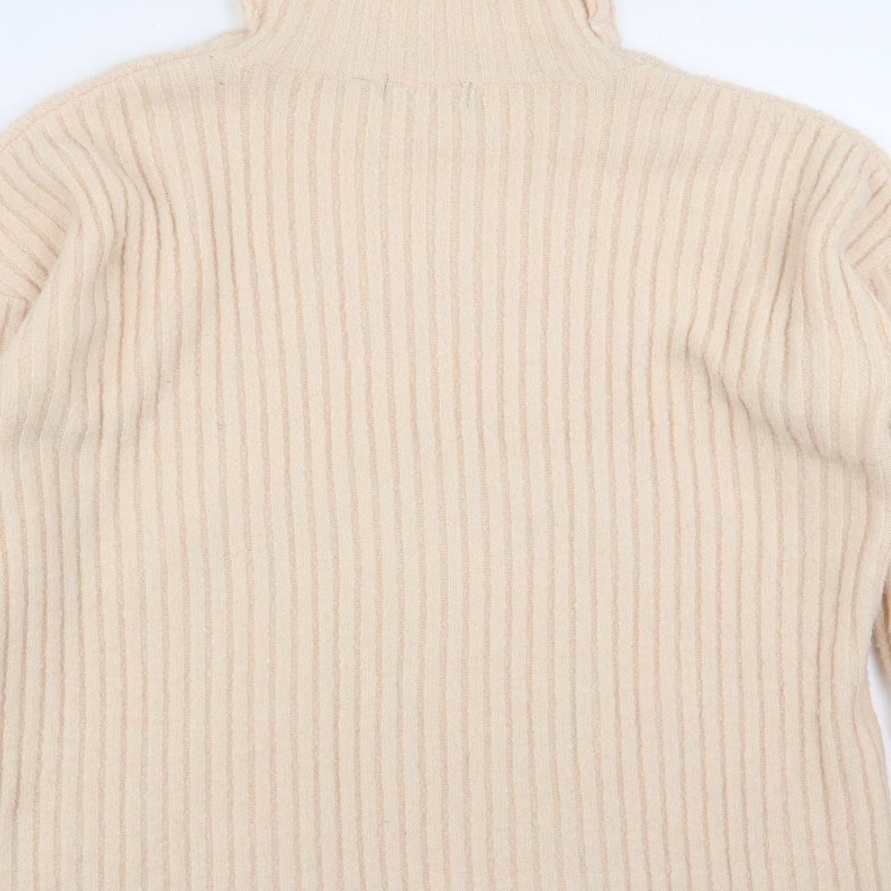 Brave Soul Womens Beige Pullover Jumper Size M