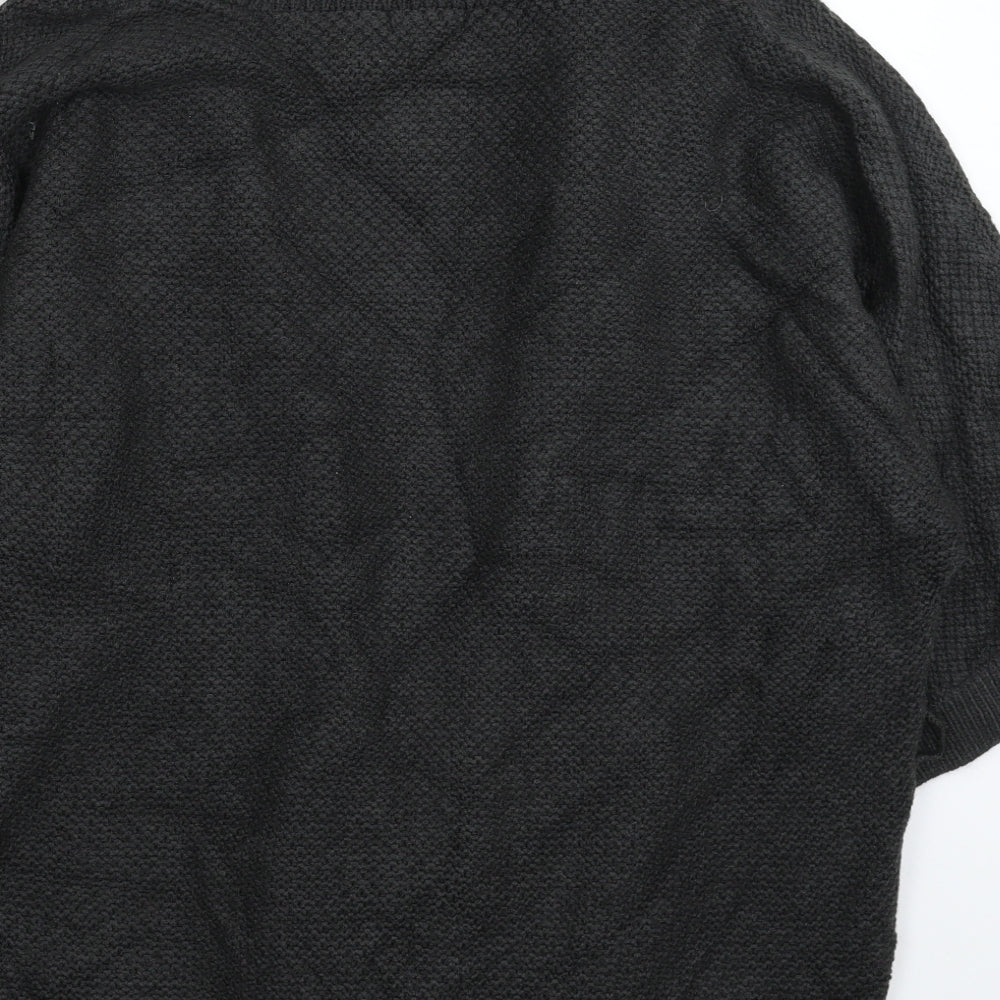 F&F Womens Grey Knit Cardigan Jumper Size 12