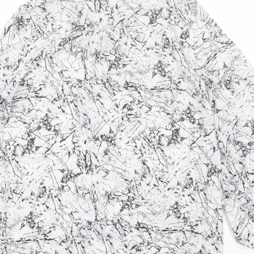 Primark Womens White Basic Button-Up Size 10