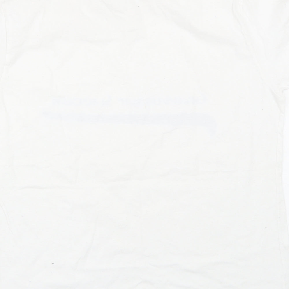 Russell Athletic Girls White Basic T-Shirt Size 11-12 Years