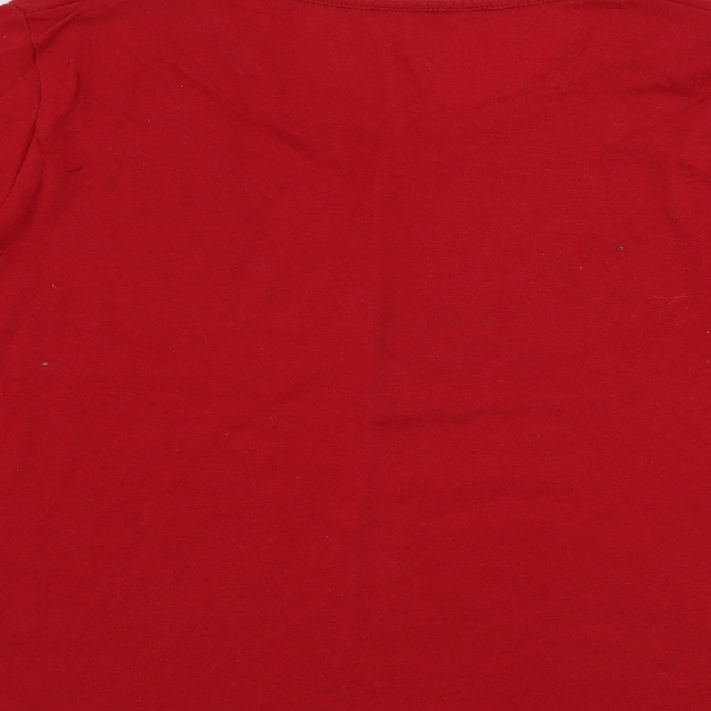 Matalan Womens Red Basic T-Shirt Size S