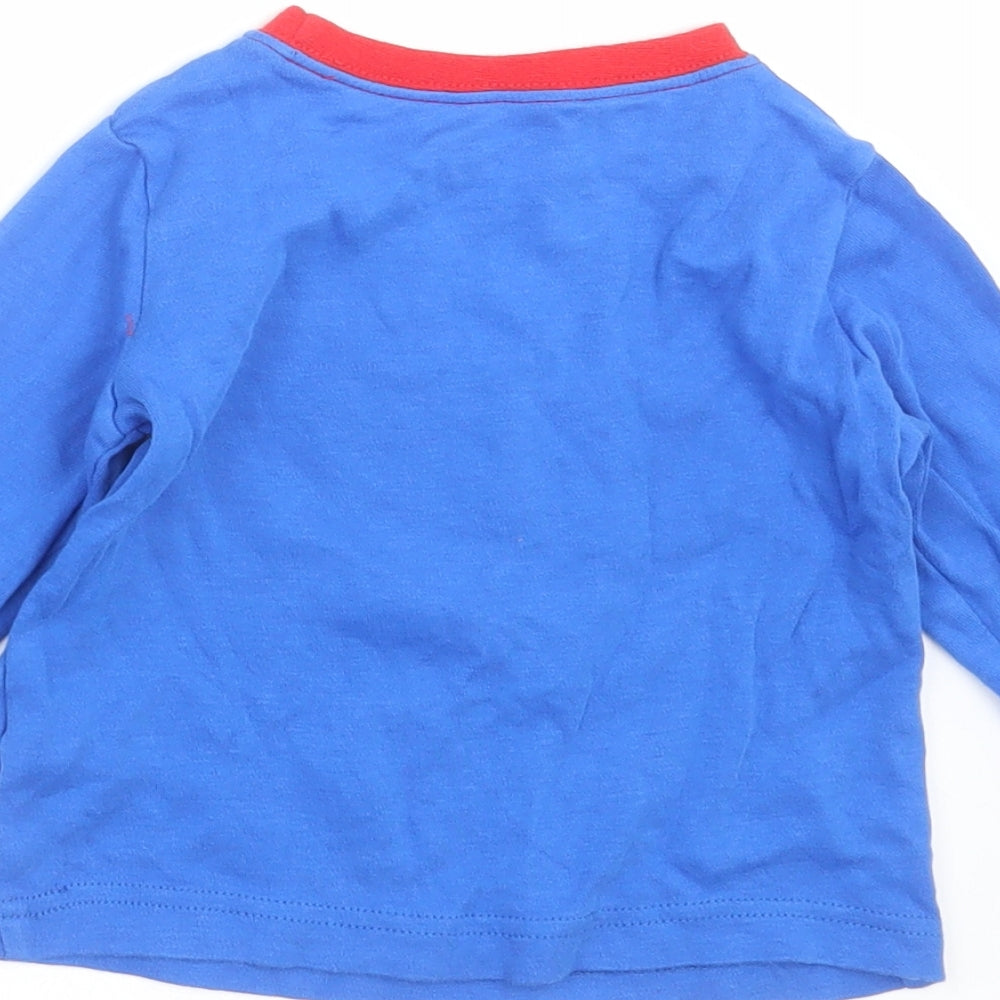 George Baby Blue Basic T-Shirt Size 12-18 Months - superman