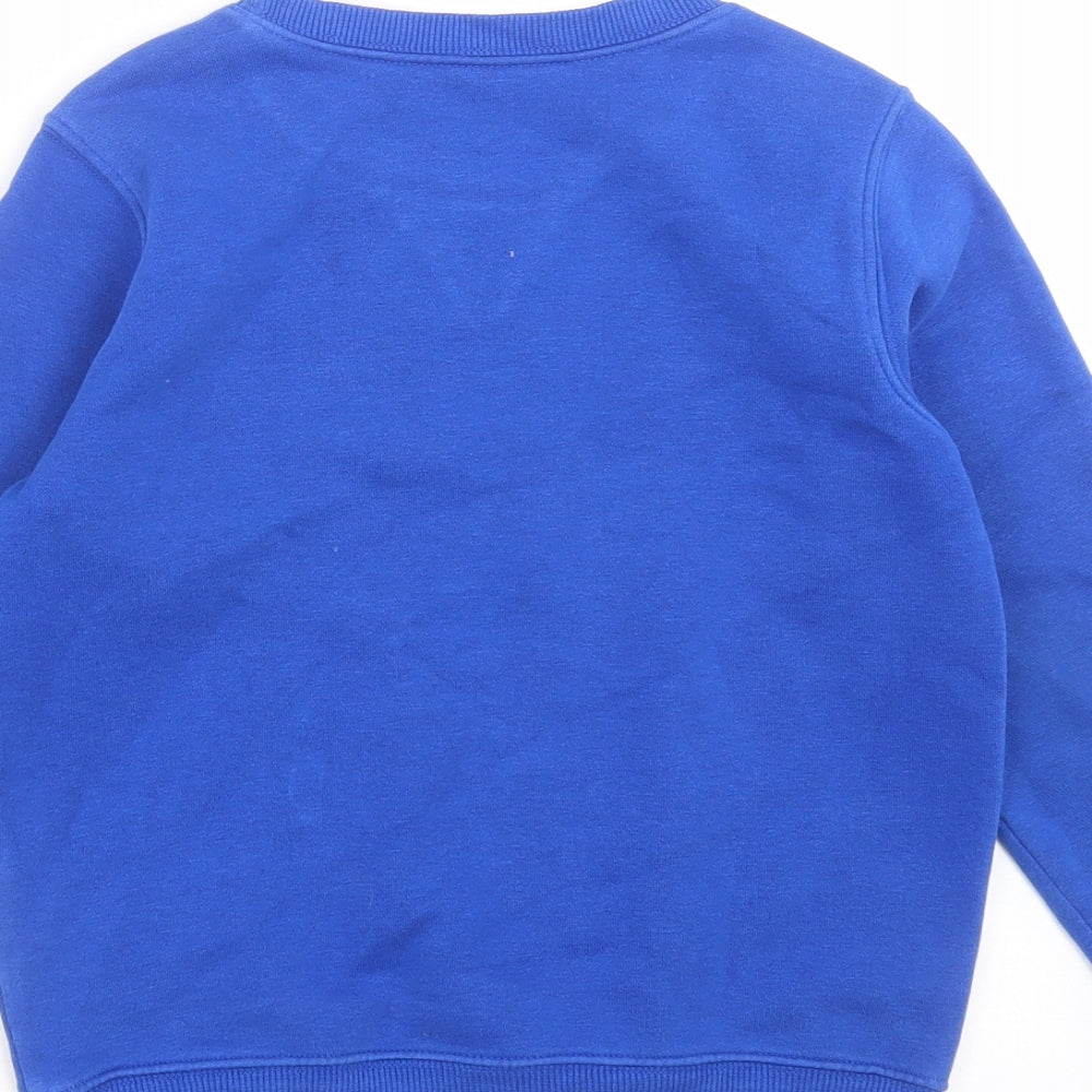 Matalan Boys Blue Pullover Sweatshirt Size 6 Years - school
