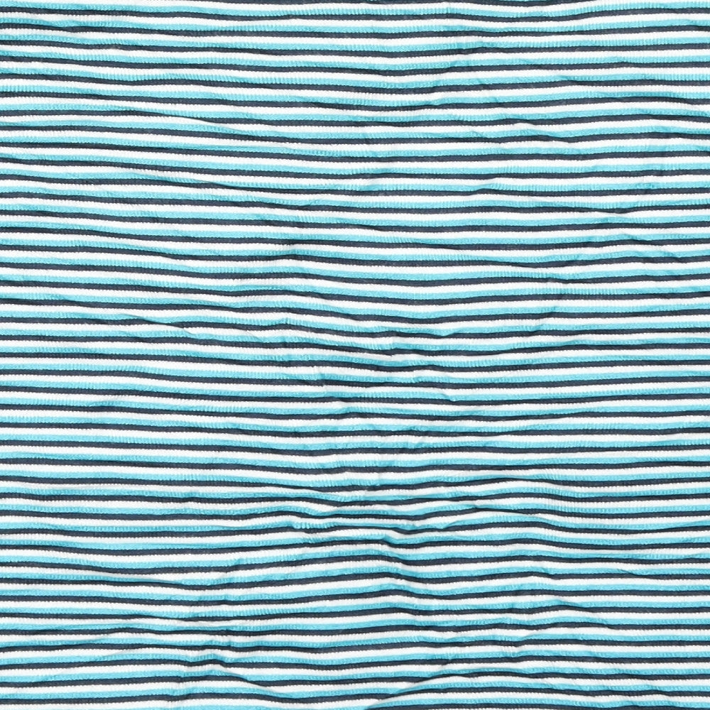 Precis Womens Blue Striped Shrug Jumper Size L