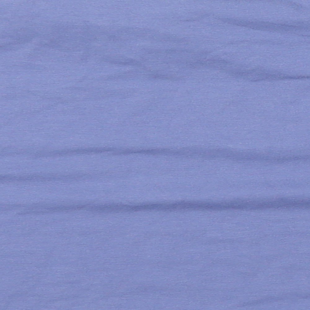 Missguided Womens Blue Basic T-Shirt Size 10