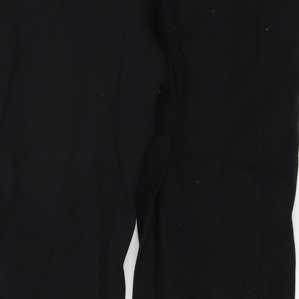 Marks and Spencer Womens Black Trousers Size 14 L24.5 in