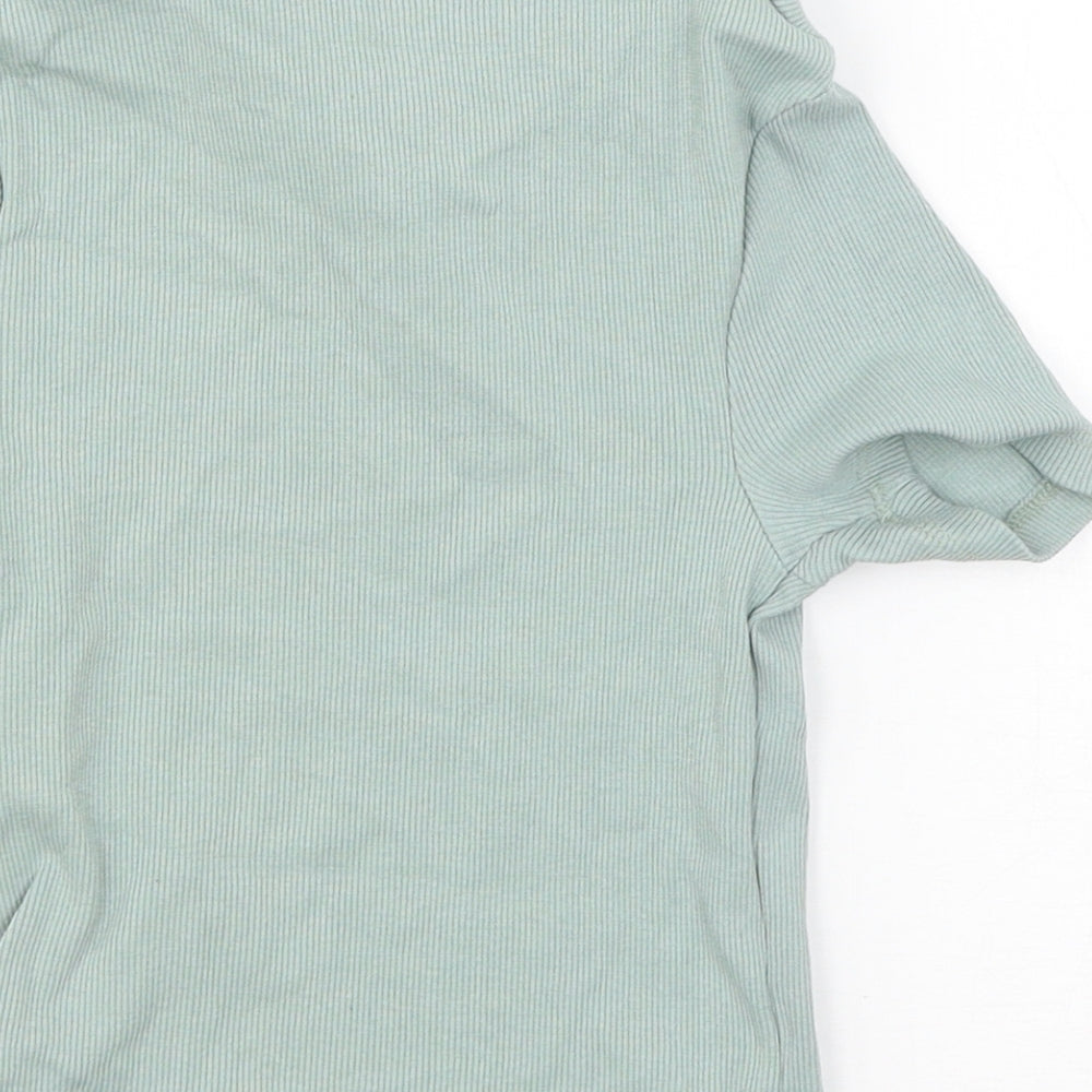 New Look Girls Green Basic T-Shirt Size 10-11 Years