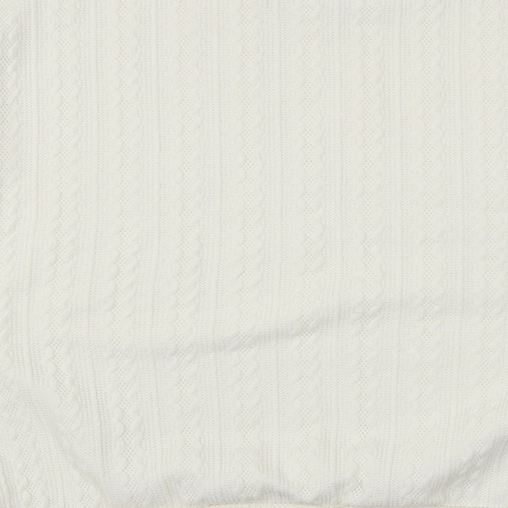 SheIn Womens Ivory Pullover Jumper Size M
