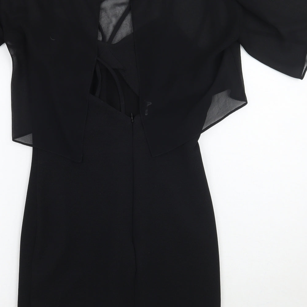 Silence + Noise Womens Black A-Line Size S