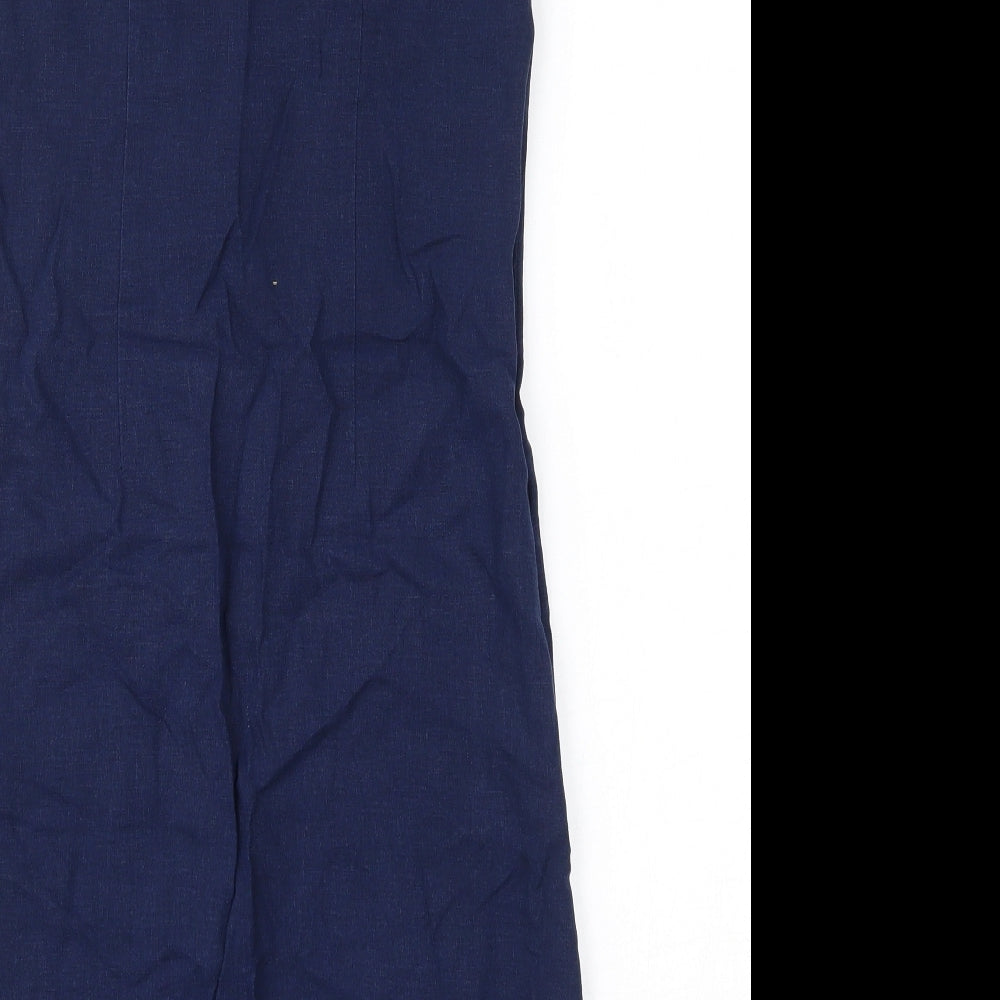 Marks & Spencer Womens Blue A-Line Size 8