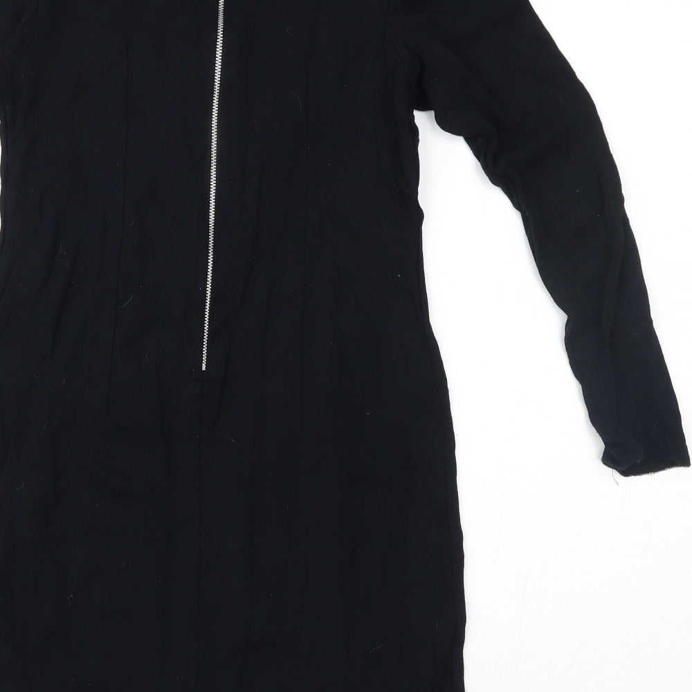 Wallis Womens Black A-Line Size 10