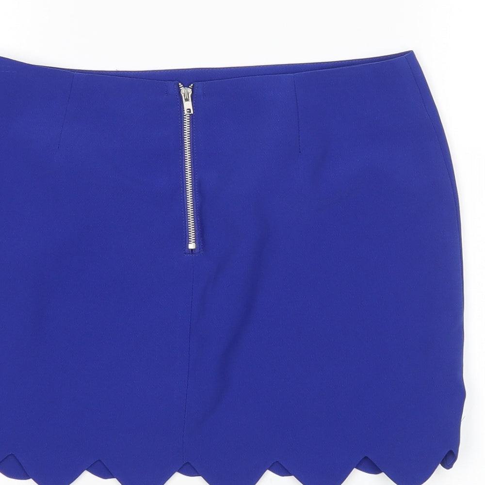 FOREVER 21 Womens Blue Mini Skirt Size S