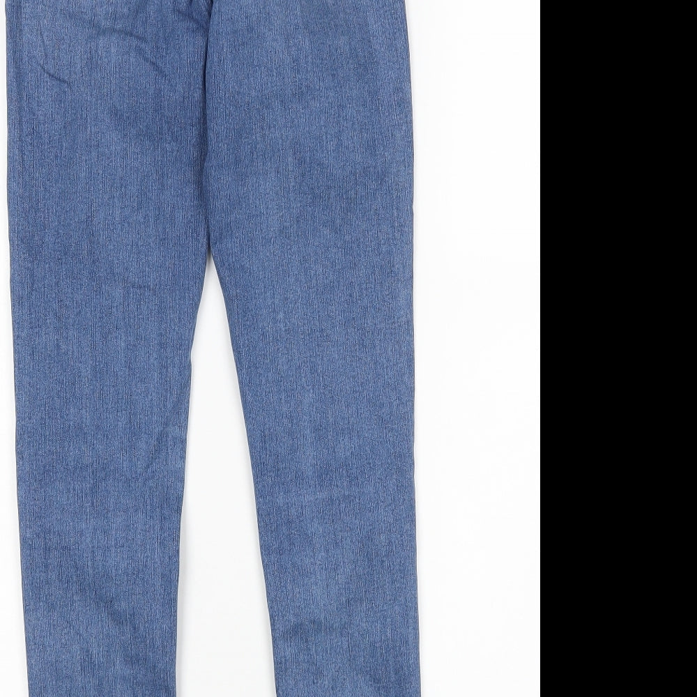 Topshop Womens Blue Skinny Jeans Size 28 in L32 in