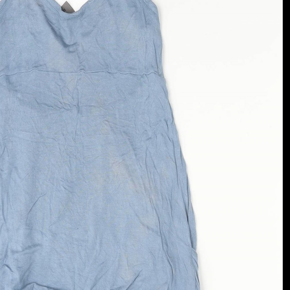 VERO MODA Womens Blue Basic T-Shirt Size M
