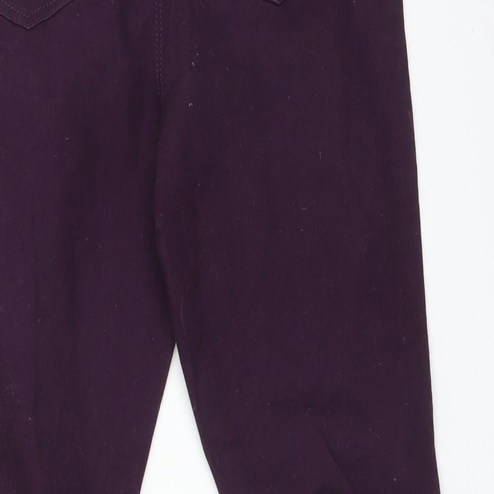 Papaya Womens Purple Jegging Jeans Size 8 L25 in