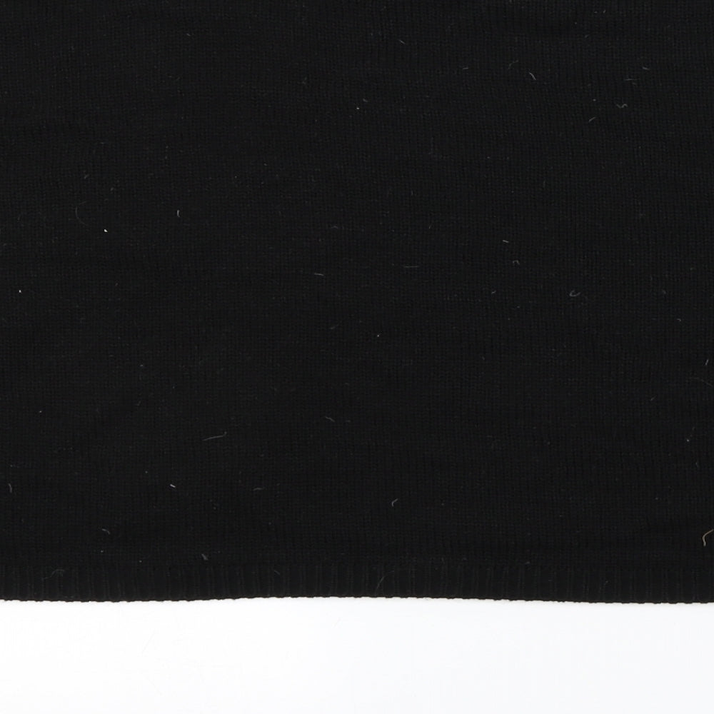 In the Style Womens Black Pullover Jumper Size 16