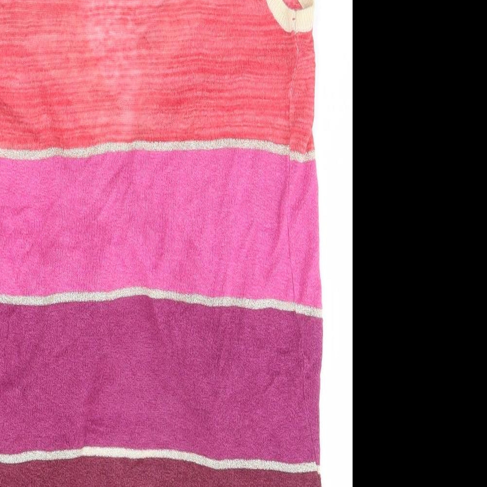 kooka' Womens Multicoloured Striped Cardigan Jumper Size 4