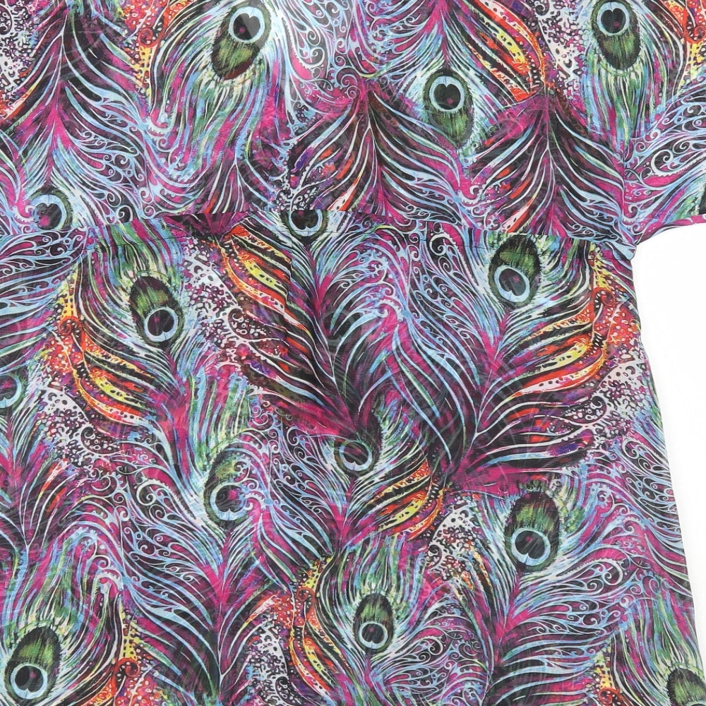 El Verano Womens Multicoloured Floral Basic Blouse Size S