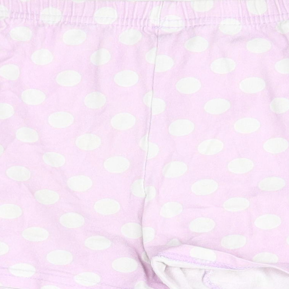 TU Girls Pink Polka Dot Sleep Shorts Size 4-5 Years - panda