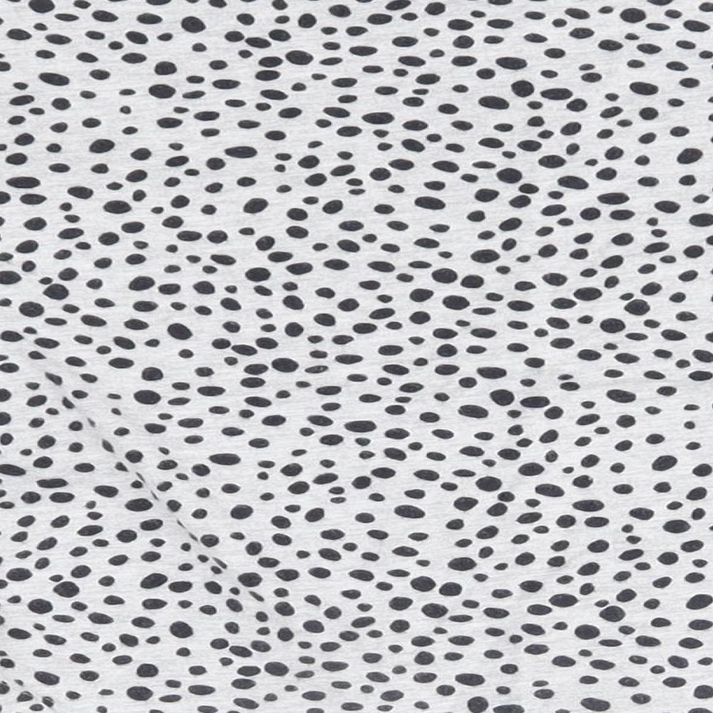 Next Boys Grey Animal Print Basic T-Shirt Size 5-6 Years