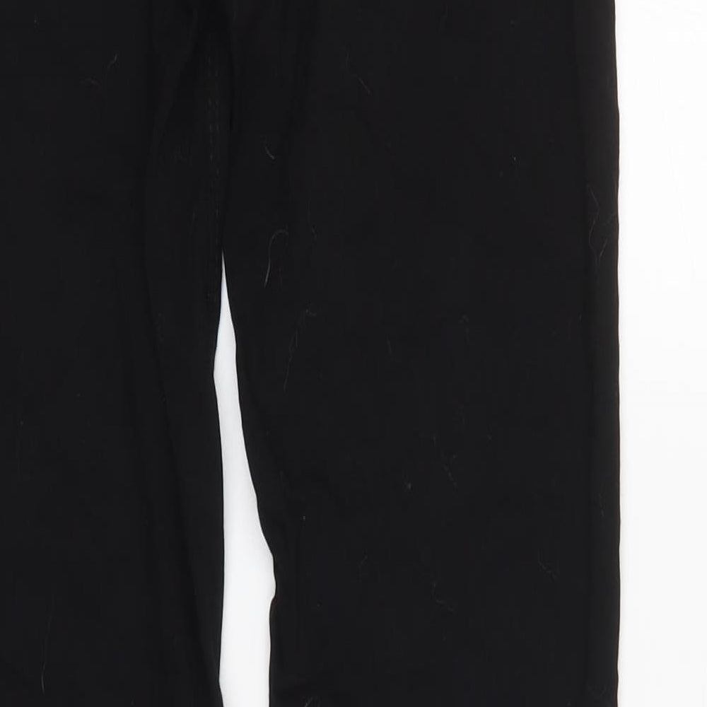 Quiz Womens Black Straight Jeans Size 10 L30 in