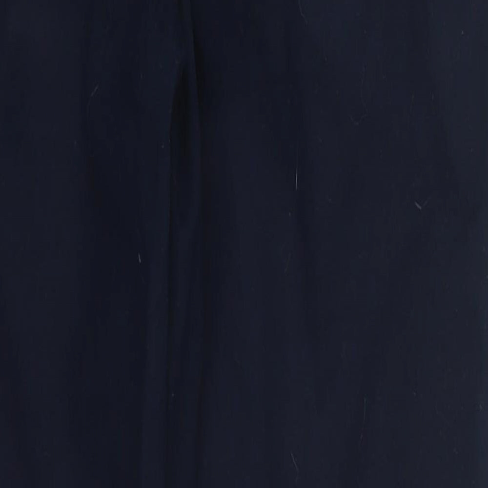 H&M Womens Blue Trousers Size 10 L26 in