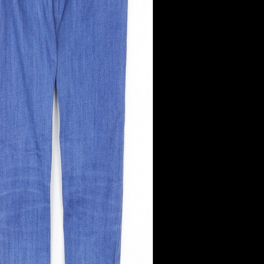 Marks & Spencer Womens Blue Denim Skinny Jeans Size 8 L27 in