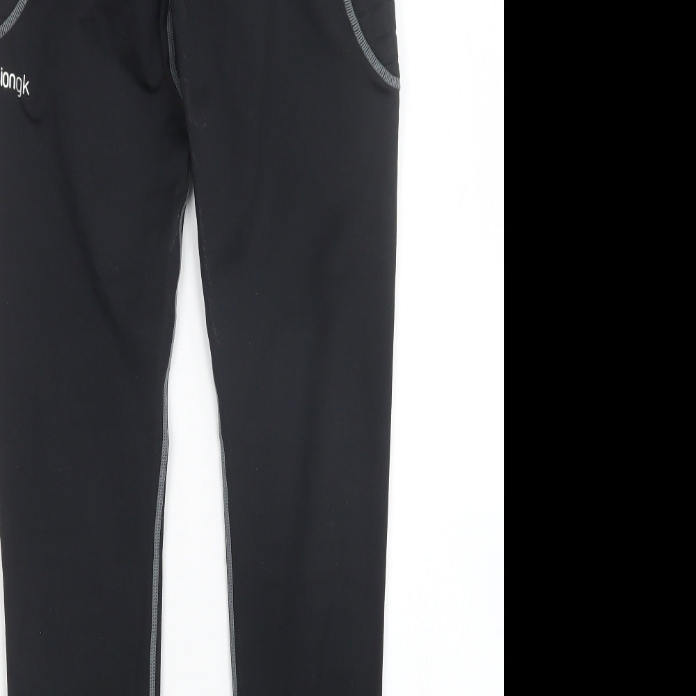 Precisiongk Boys Black Capri Trousers Size M