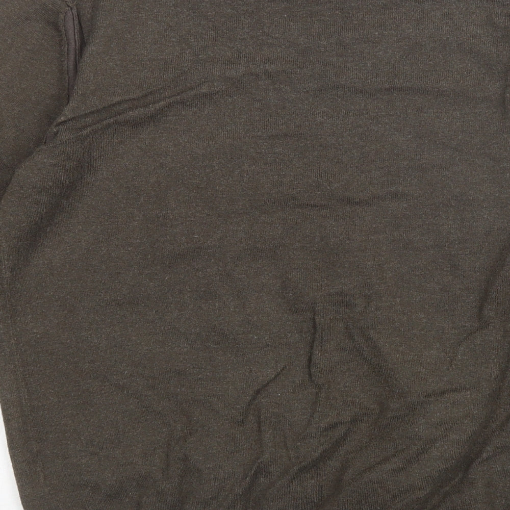 Liu Jo Mens Brown Knit Pullover Jumper Size L