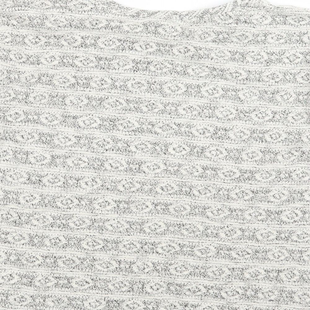 Topshop Womens Beige Knit Pullover Jumper Size 10