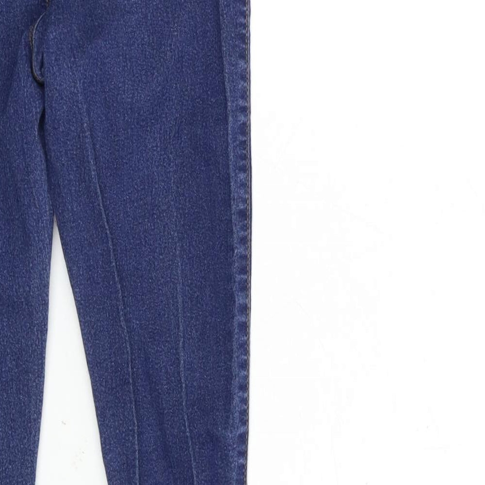 Denim & Co. Womens Blue Denim Skinny Jeans Size 8 L27 in