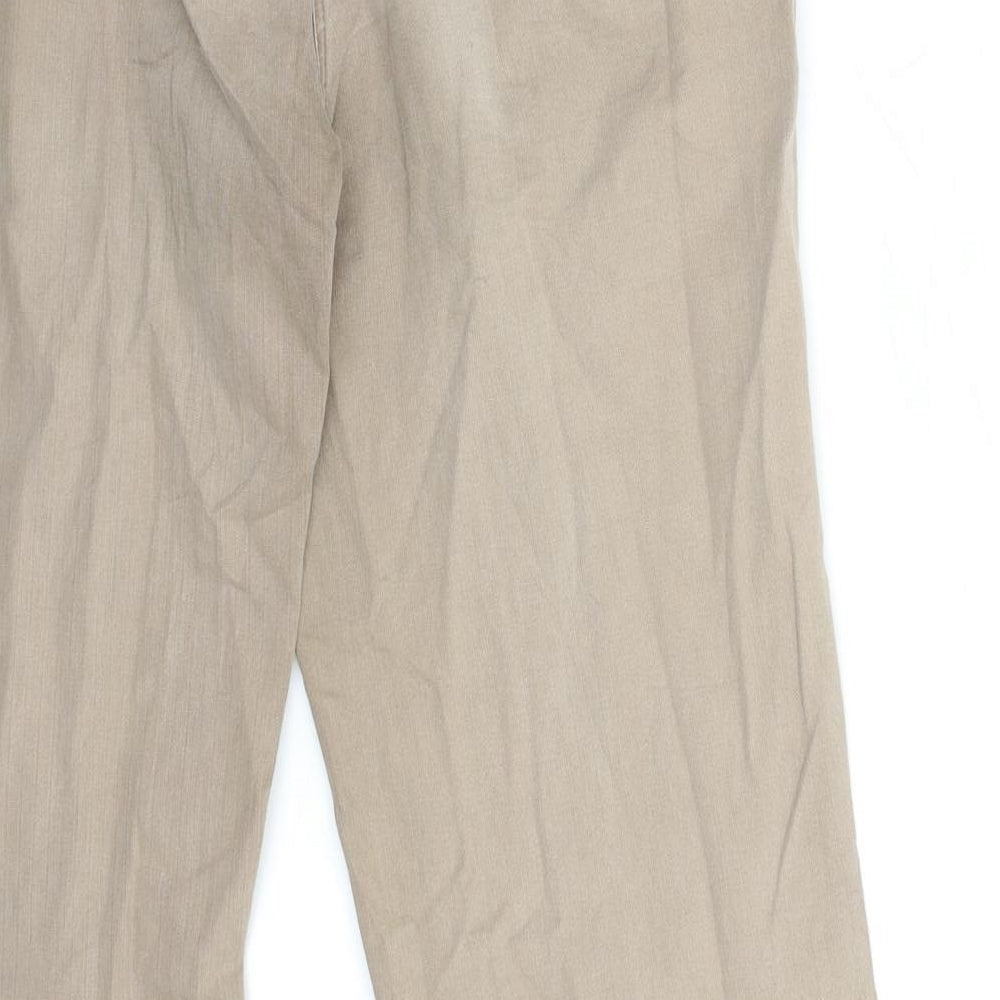 RESERVED Womens Brown Denim Straight Jeans Size 32 in L30 in