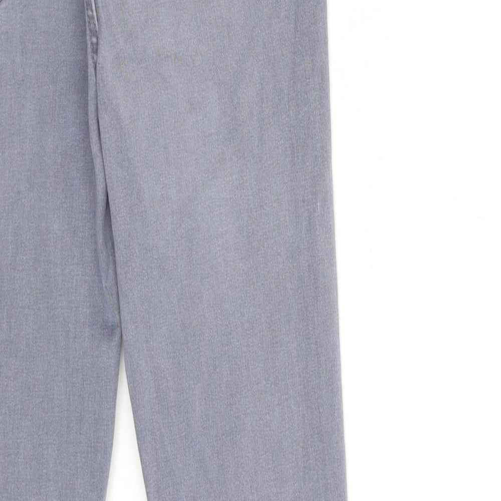 New Look Womens Grey Denim Skinny Jeans Size 10 L20 in