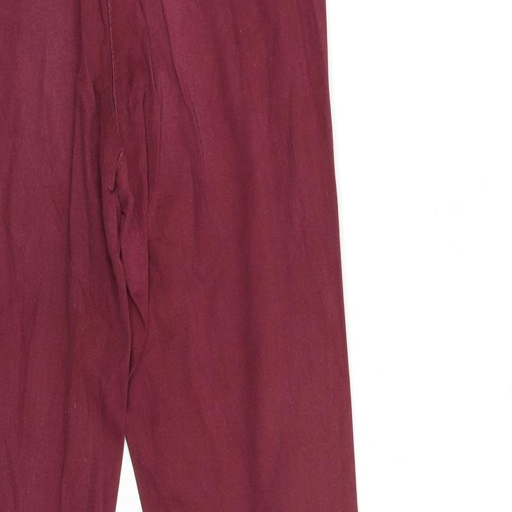 H&M Womens Red Denim Skinny Jeans Size 26 in L29 in