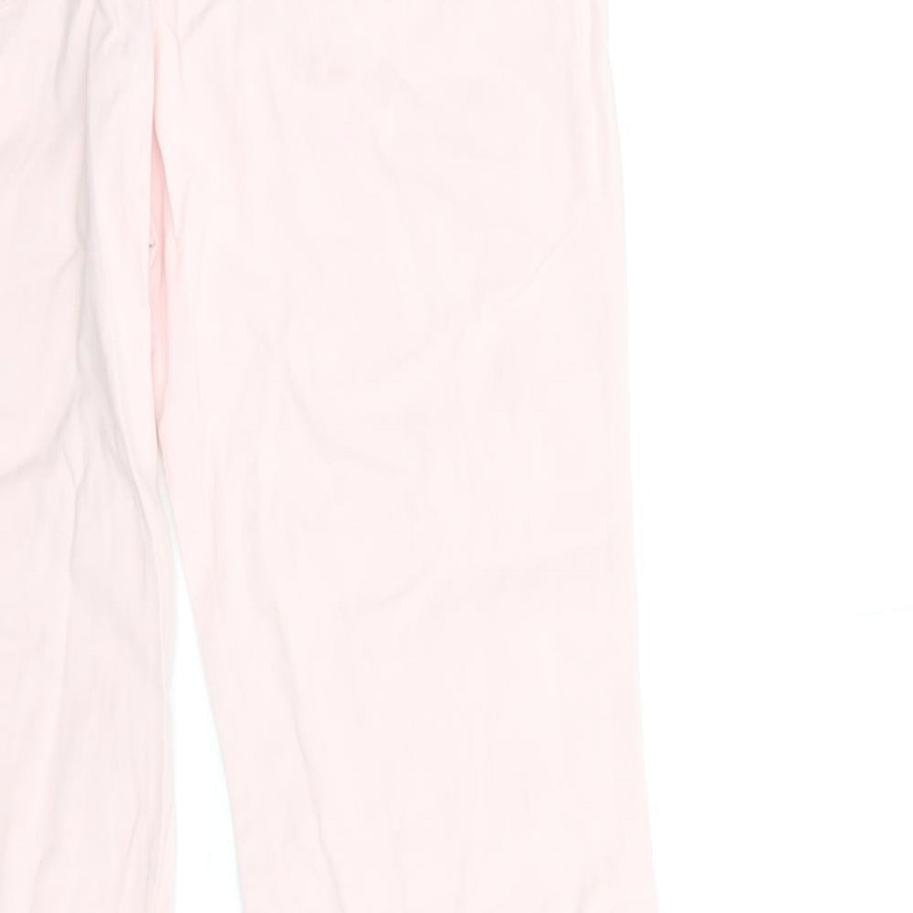 Preworn Womens Pink Denim Straight Jeans Size 30 in L25 in